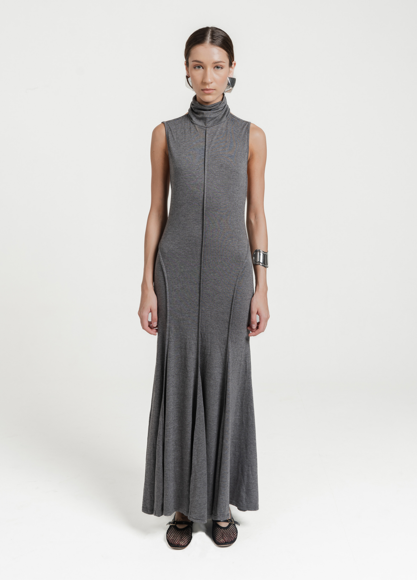 LUNA MAXI DRESS - GREY