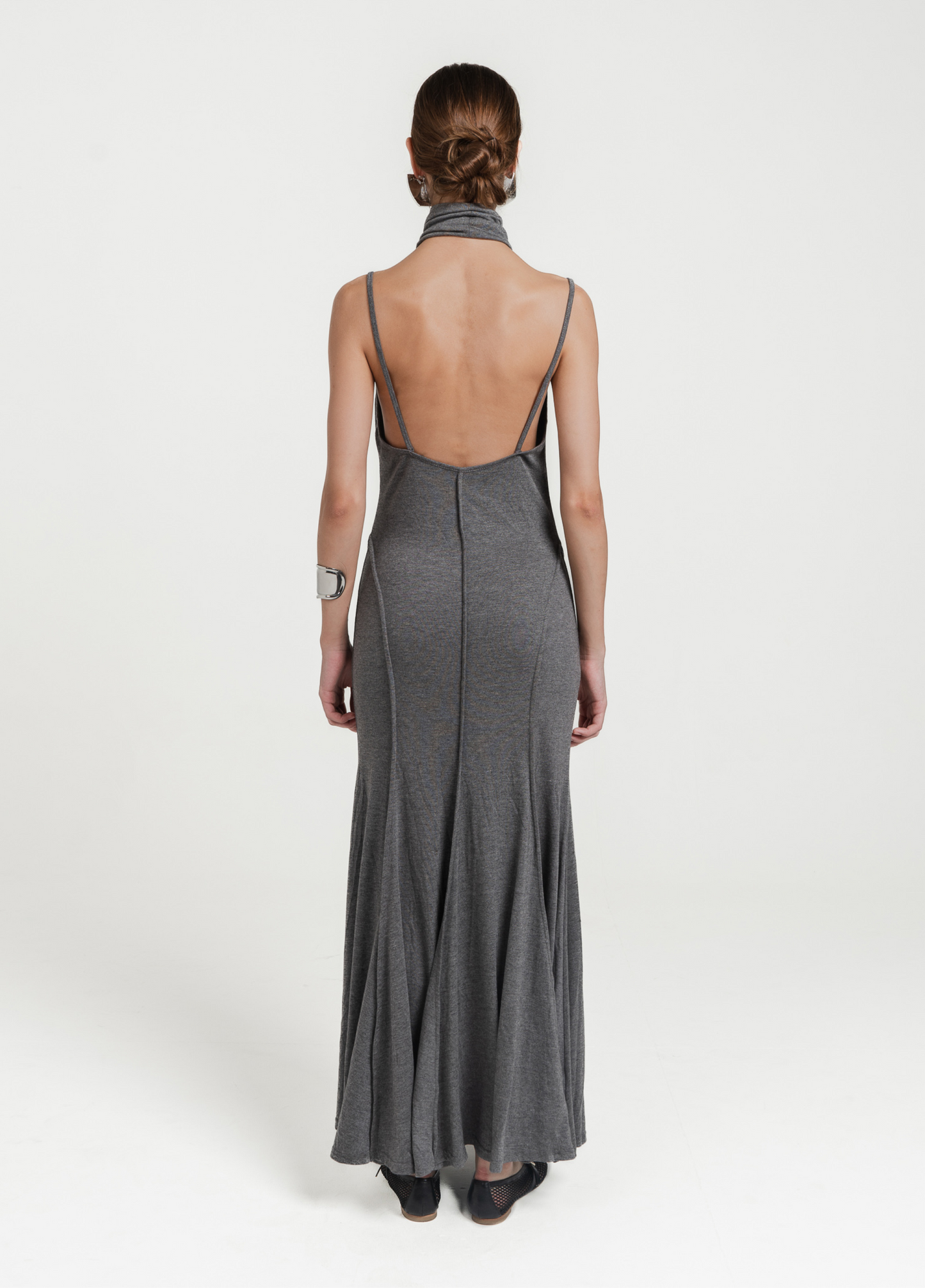 LUNA MAXI DRESS - GREY