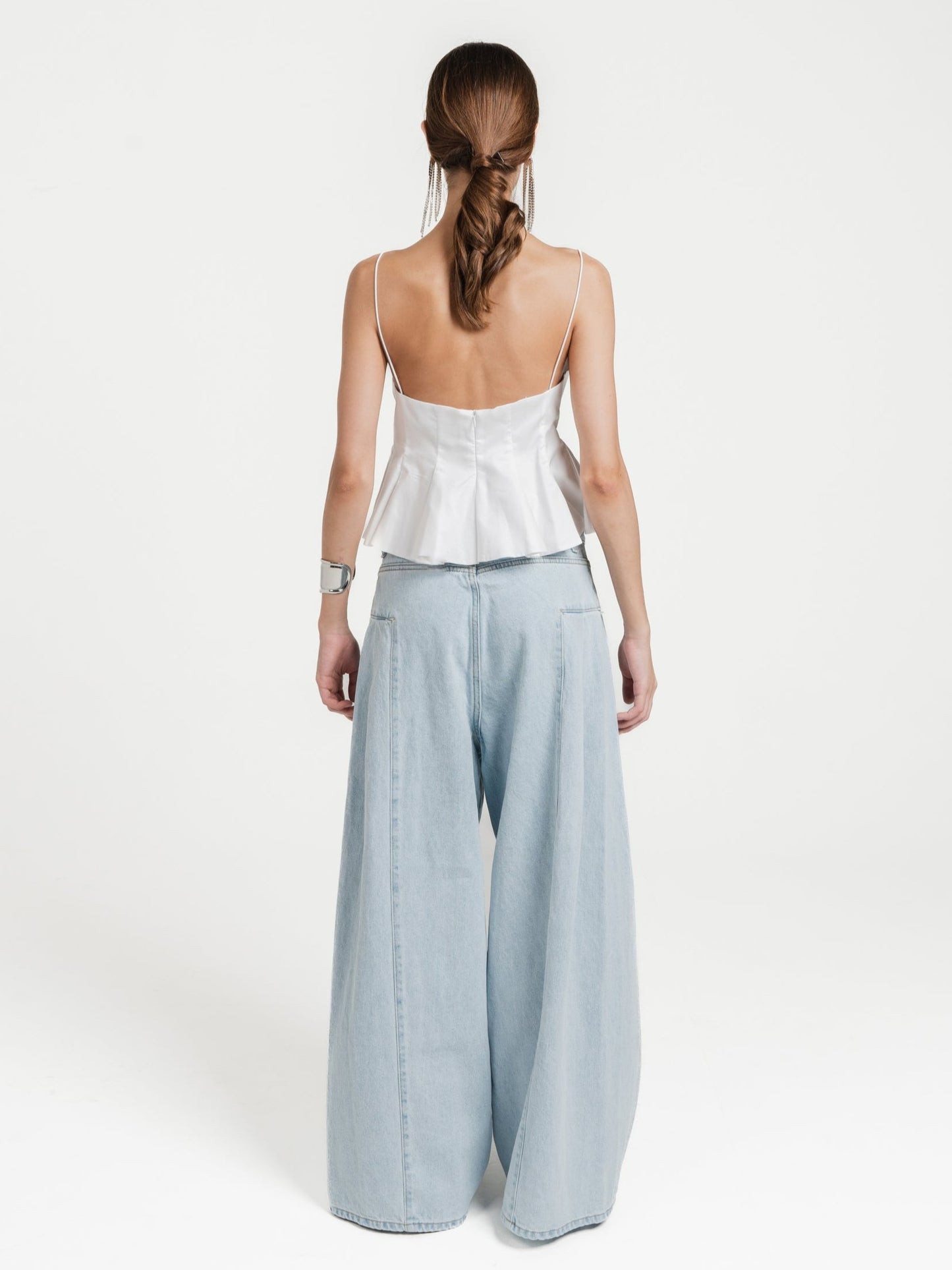 PARSONS WIDE LEG DENIM - BLUE